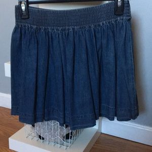 Jean skirt material Aeropostale